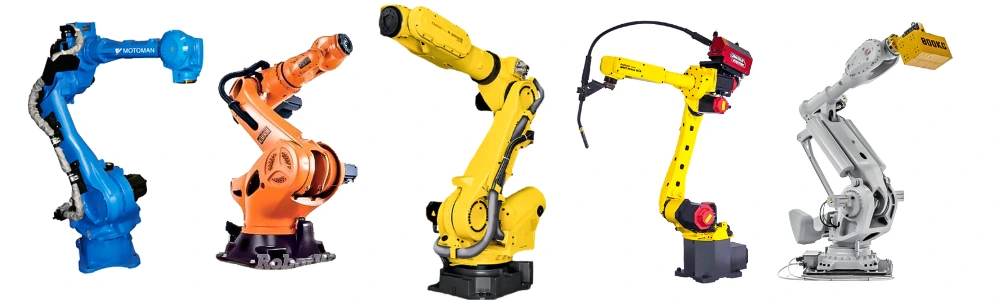 Fanuc robotic arms for manufacturing